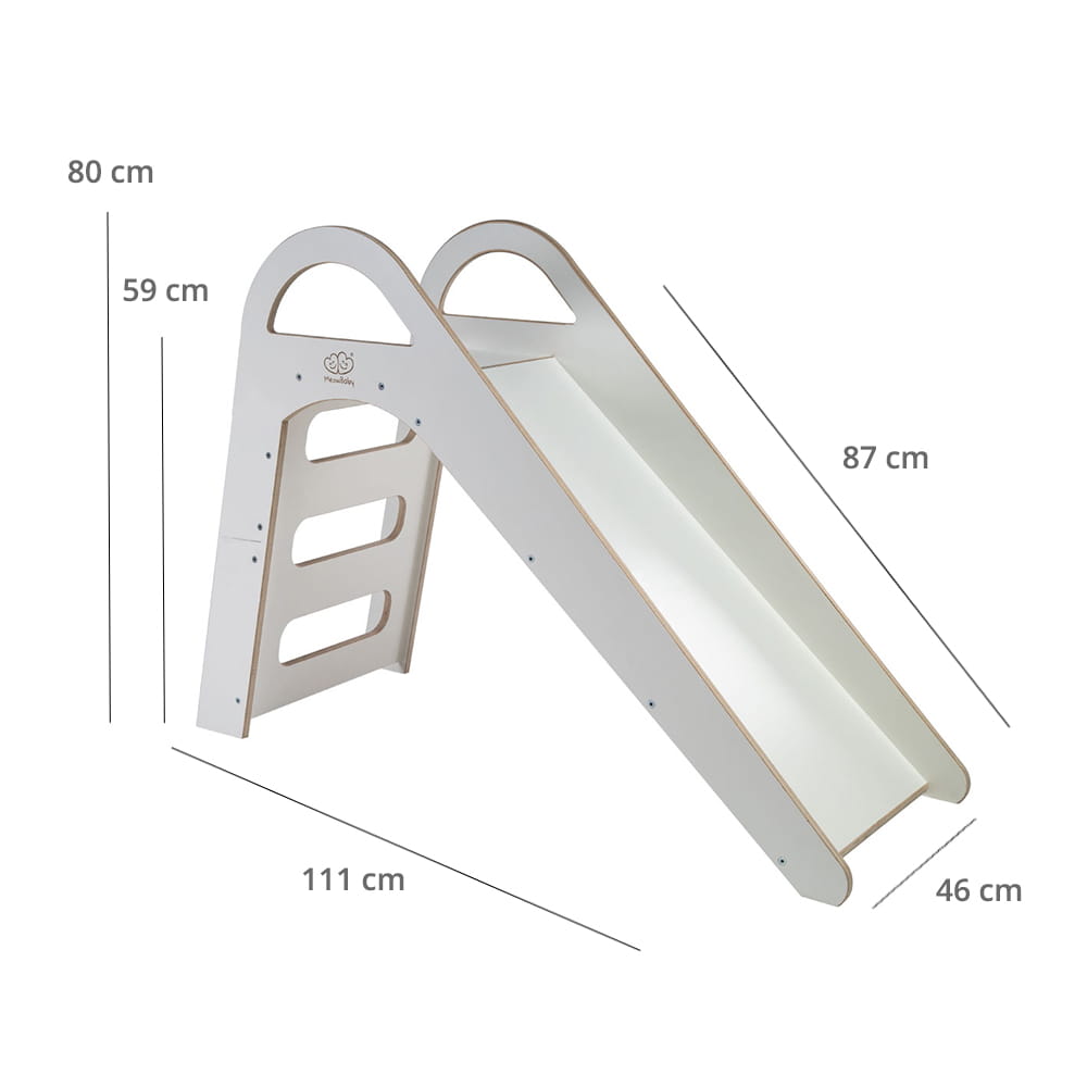 lose-up of wooden Montessori toddler climbing toy