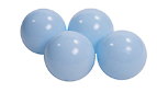 Baby blue ball pit balls.