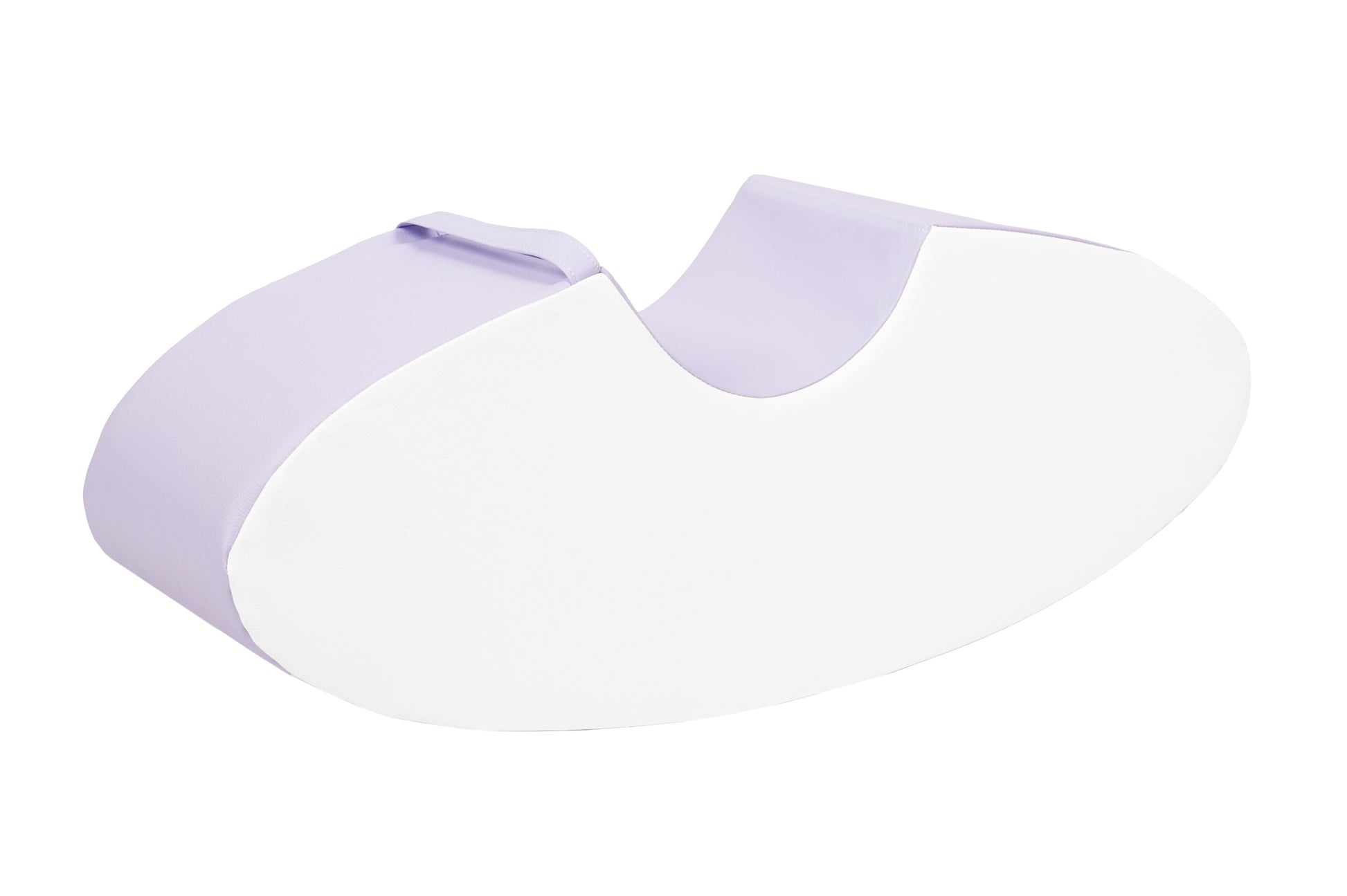Single purple soft play rocker for toddlers.